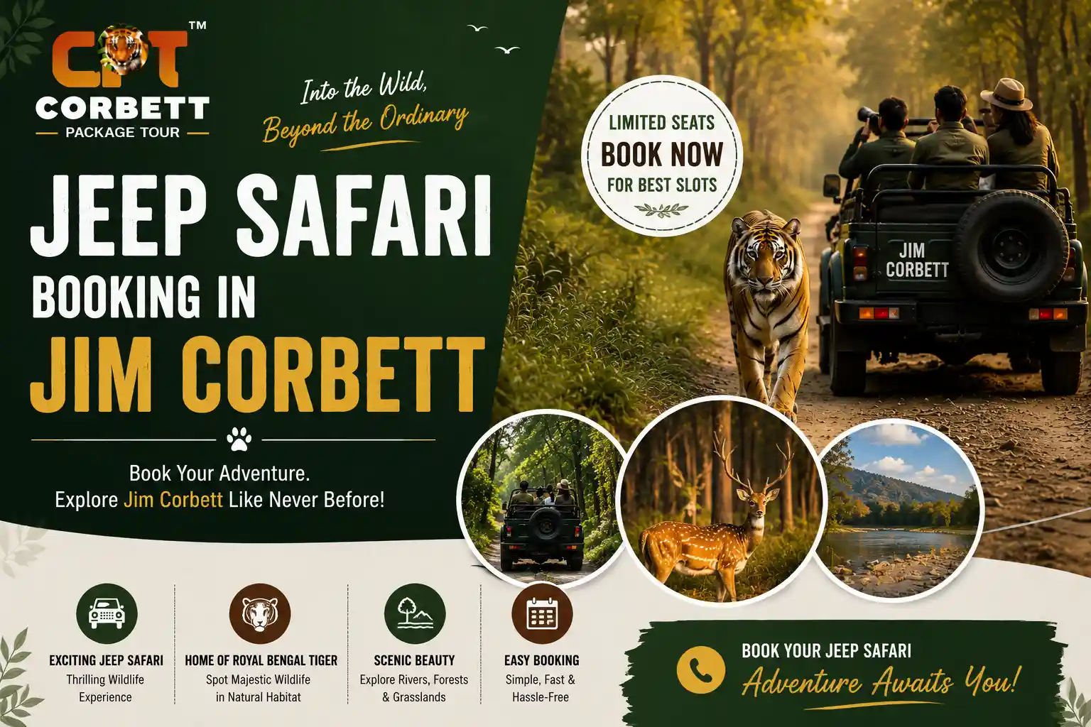 Jeep Safari Booking in Jim Corbett