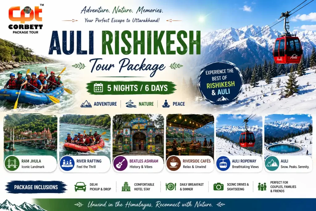 Auli Rishikesh Tour Package