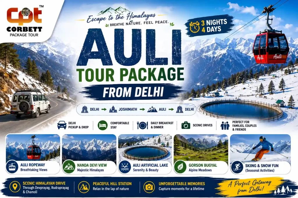 Auli Tour Package from Delhi