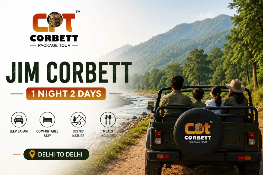 Jim Corbett 1 Night 2 Days Tour Package