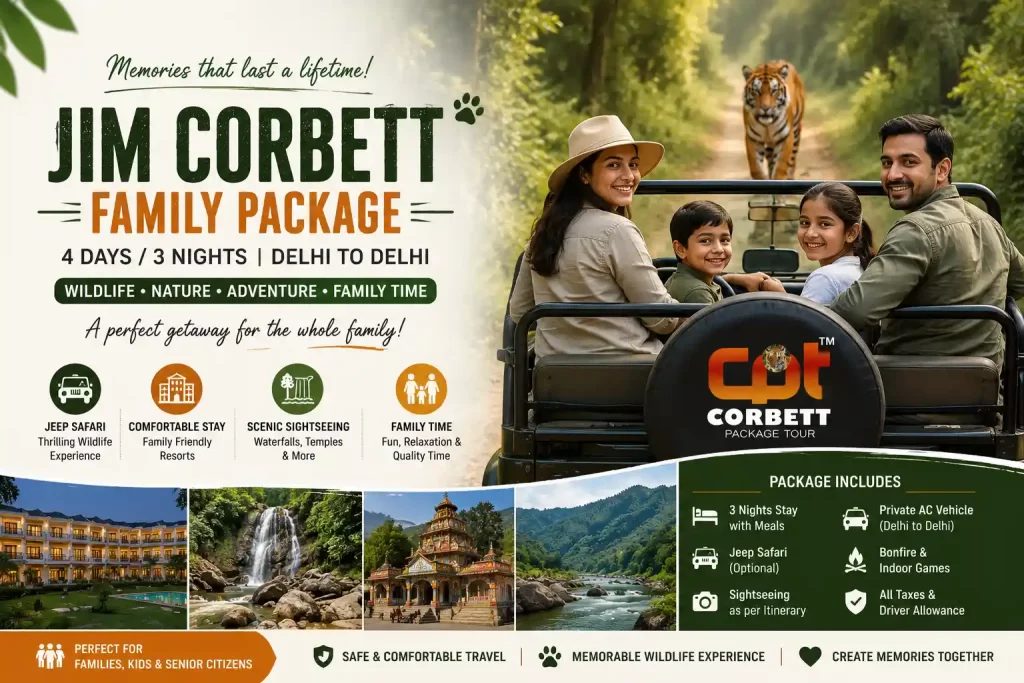 Jim Corbett Family Package
