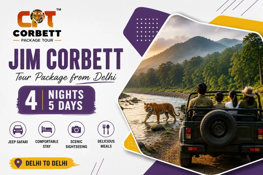 Jim Corbett Tour Package From Delhi