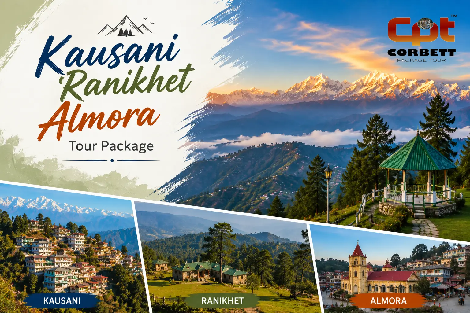 Kausani Ranikhet Almora Tour Package
