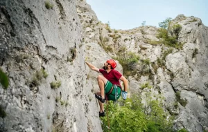Rock climbing