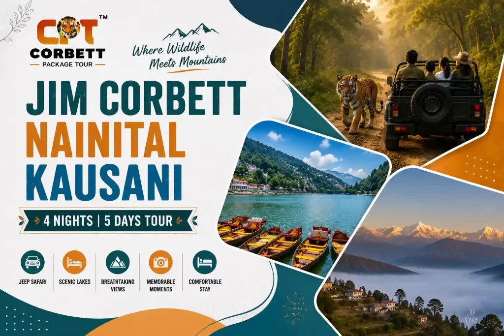 Jim Corbett Nainital Kausani Tour Package