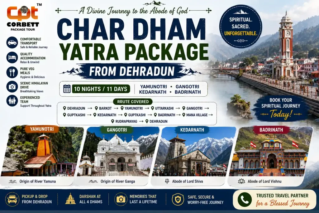 Char Dham Yatra Package from Dehradun