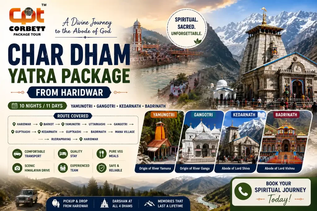 Char Dham Yatra Package from Haridwar