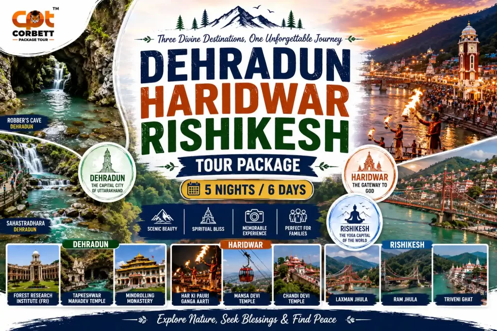 Dehradun Haridwar Rishikesh Tour Package