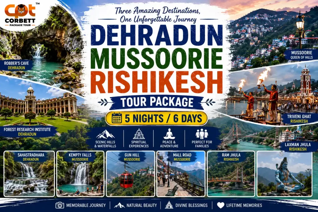 Dehradun Mussoorie Rishikesh Tour Package