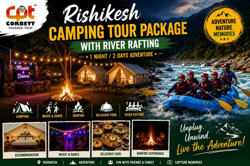 Rishikesh Camping Tour Package with River Rafting