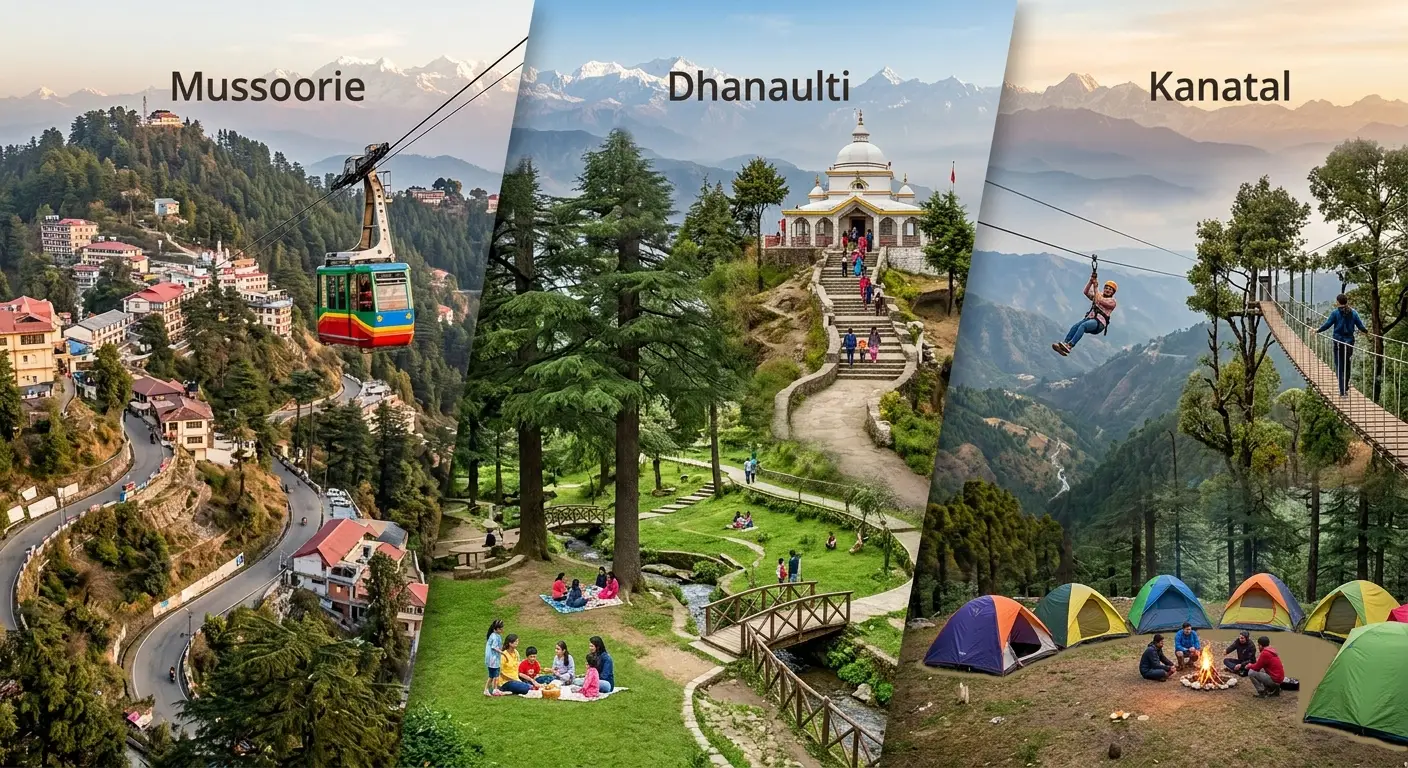 Dhanaulti Mussoorie Kanatal Tour Package